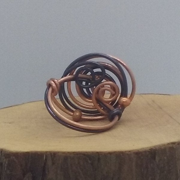 Copper ring 58 - detail