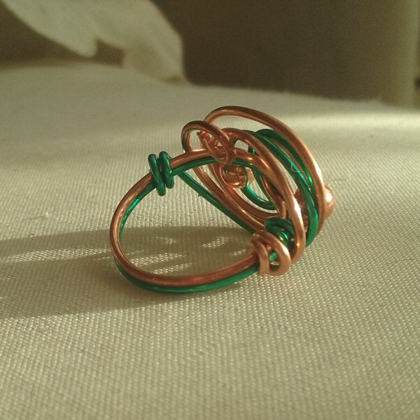 Copper ring 45 - detail