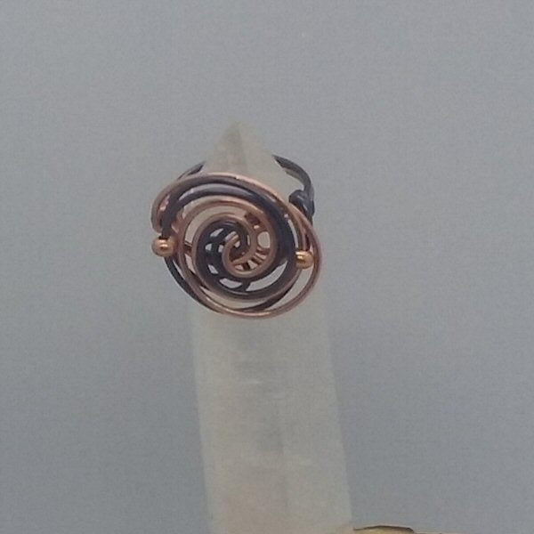 Copper ring 58 - detail