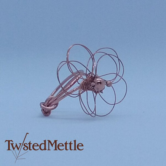 Copper Flower ring