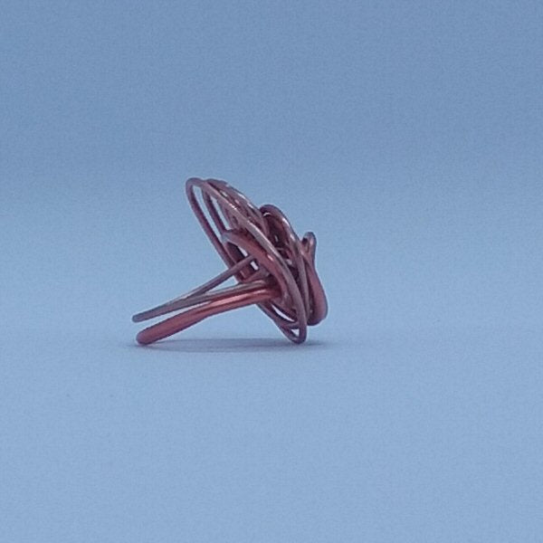 Copper + aluminium ring - detail