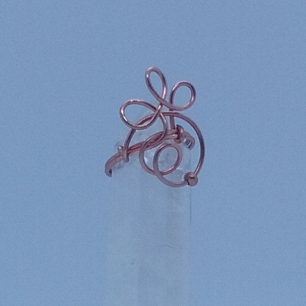 Copper ring 55 - detail