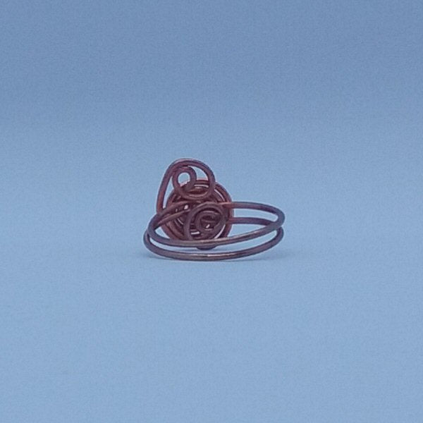 Copper ring 54 - detail