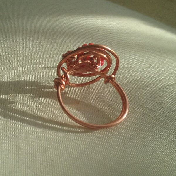 Copper ring 37 - detail