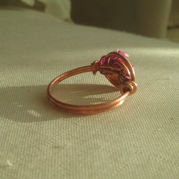 Copper ring 43 - detail