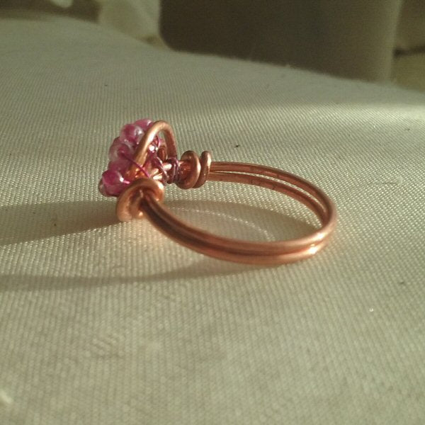 Copper ring 43 - detail