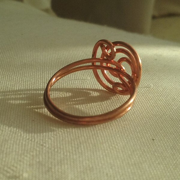Copper ring 44 - detail