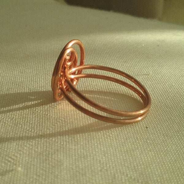 Copper ring 44 - detail