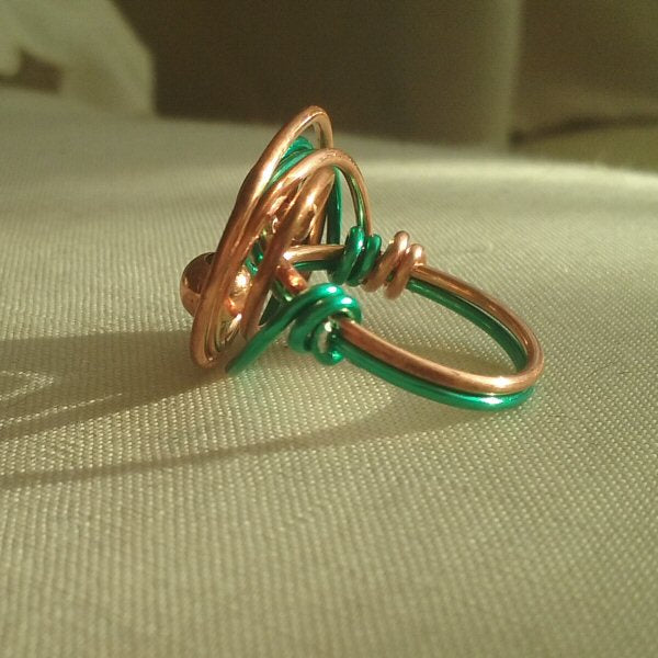Copper ring 45 - detail