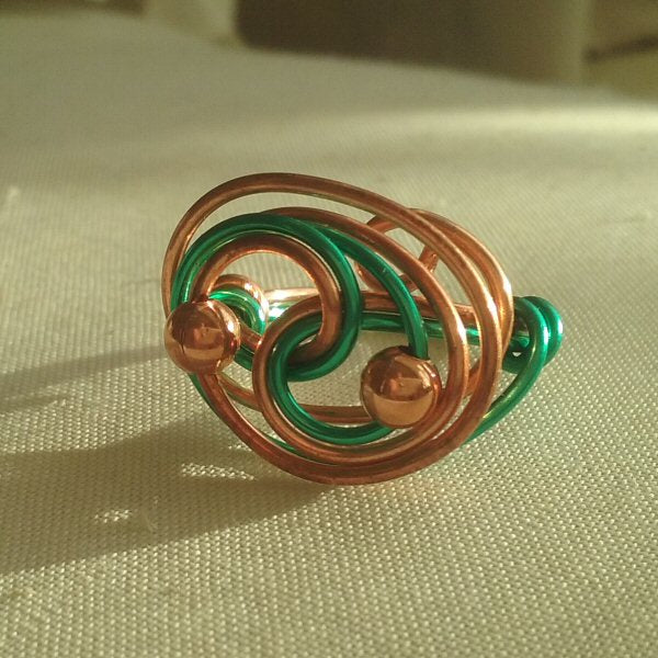 Copper ring 45 - detail