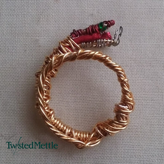 Brass Snake ring