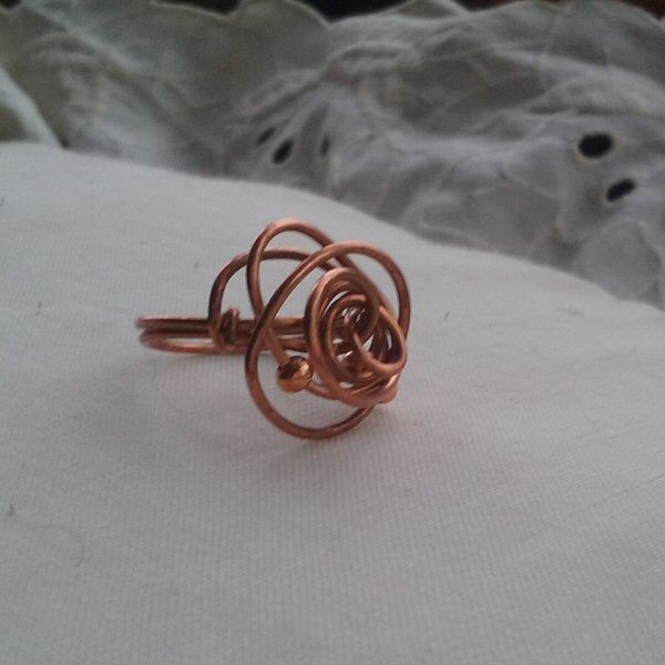 Copper ring 74 - detail