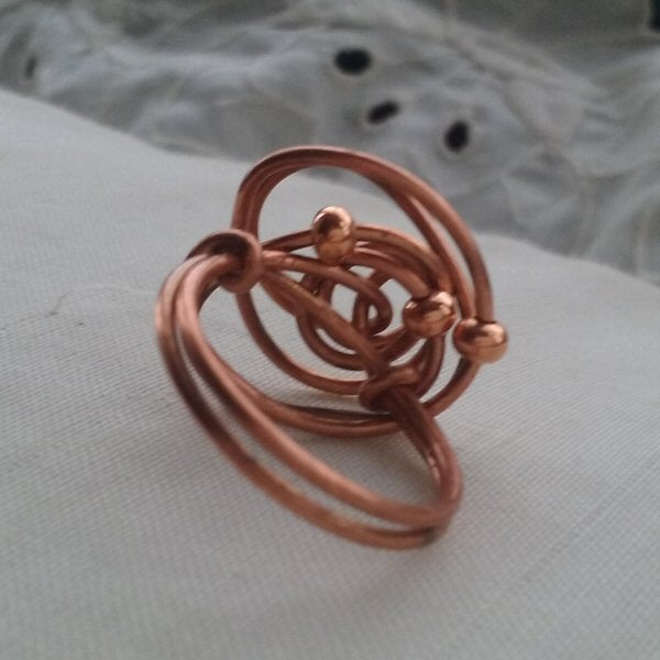 Copper ring 74 - detail