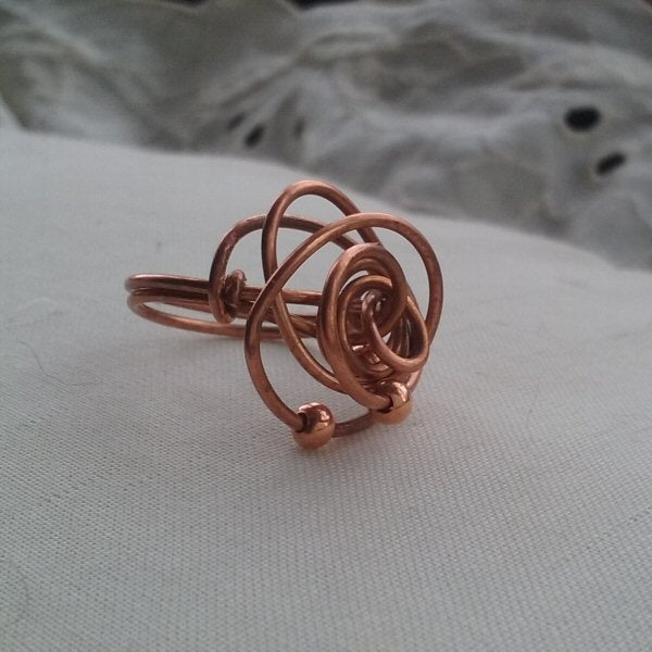 Copper ring 74 - detail