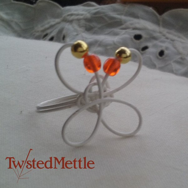 Copper Butterfly ring