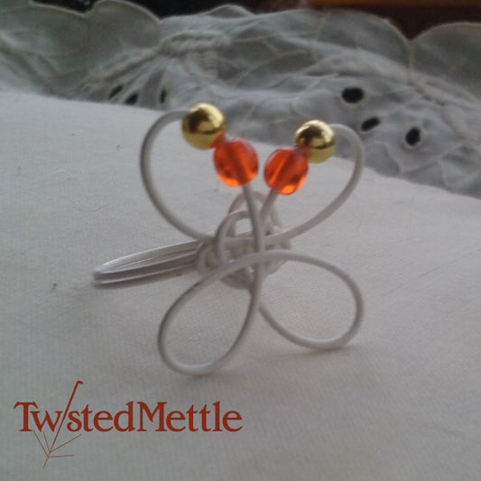 Copper Butterfly ring