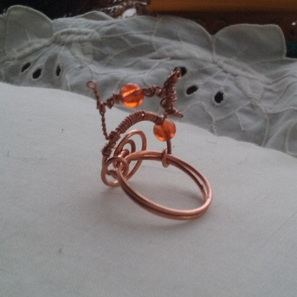 Copper ring 64 - detail