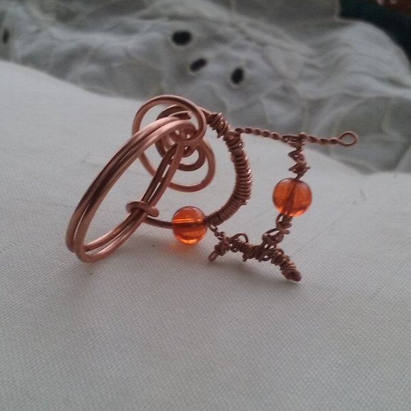Copper ring 64 - detail