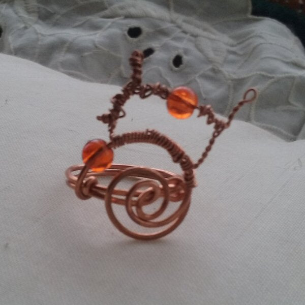 Copper ring 64 - detail