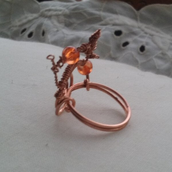 Copper ring 64 - detail
