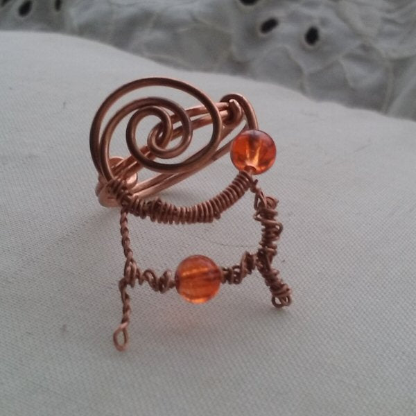 Copper ring 64 - detail