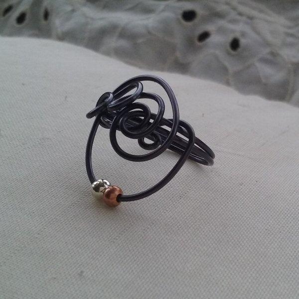 Copper ring 65 - detail