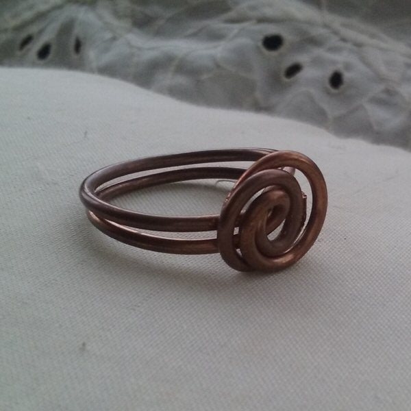 Copper ring 66 - detail