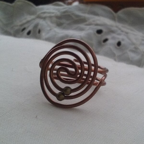 Copper ring 67 - detail