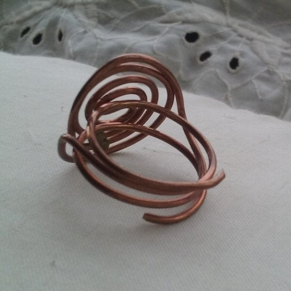 Copper ring 67 - detail