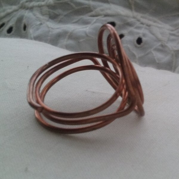 Copper ring 67 - detail