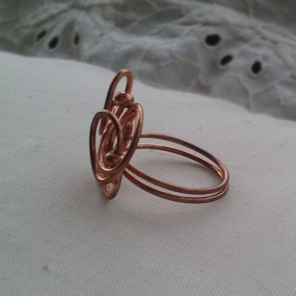 Copper ring 68 - detail