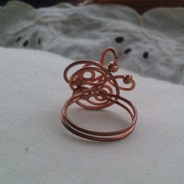 Copper ring 68 - detail