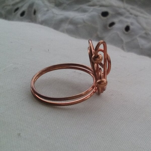 Copper ring 68 - detail
