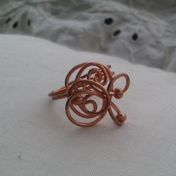 Copper ring 68 - detail
