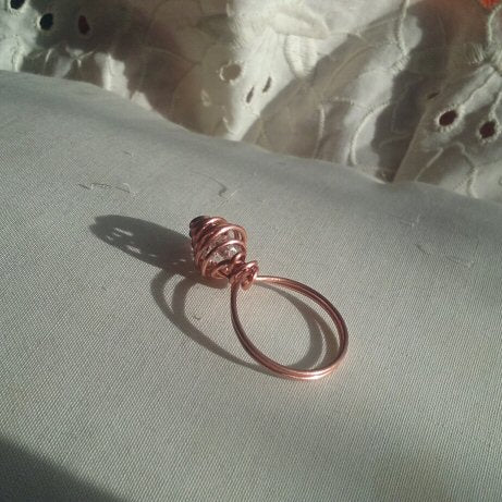 Copper ring 70 - detail