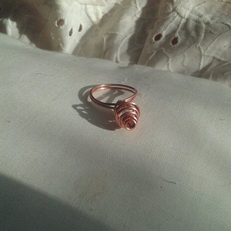Copper ring 70 - detail