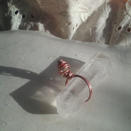 Copper ring 70 - detail