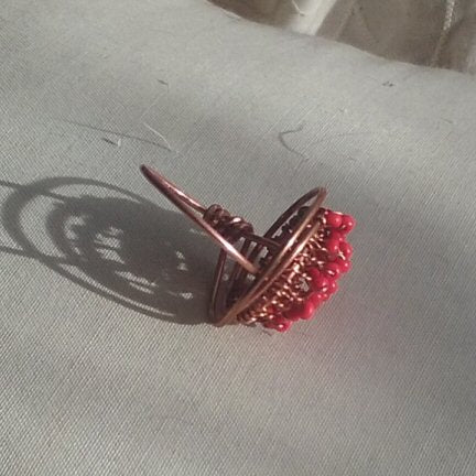 Copper ring 72 - detail
