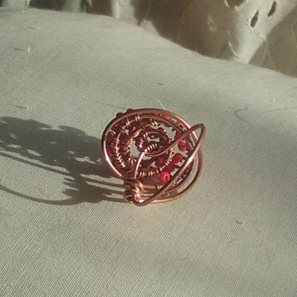 Copper ring 72 - detail