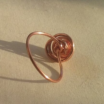 Copper ring 73 - detail