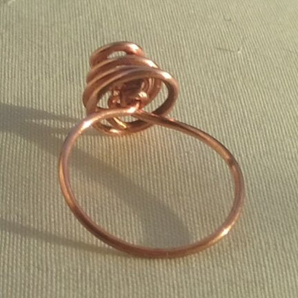 Copper ring 73 - detail