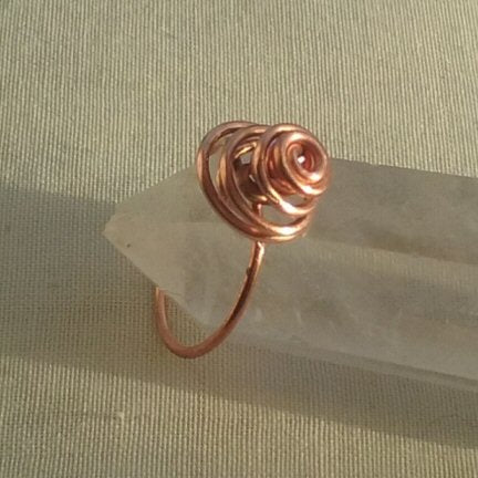 Copper ring 73 - detail