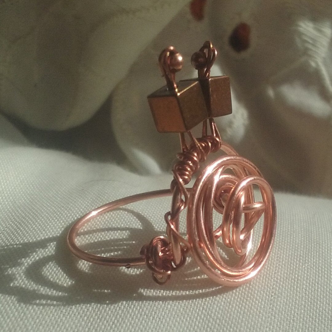 Copper ring 77 - detail