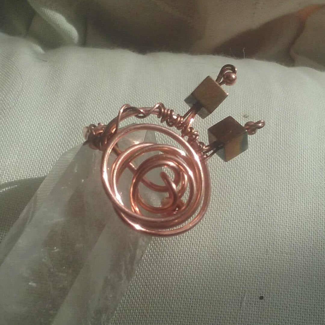 Copper ring 77 - detail