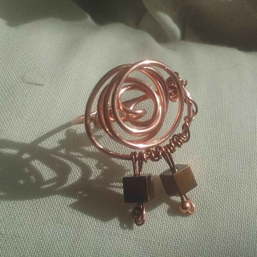 Copper ring 77 - detail