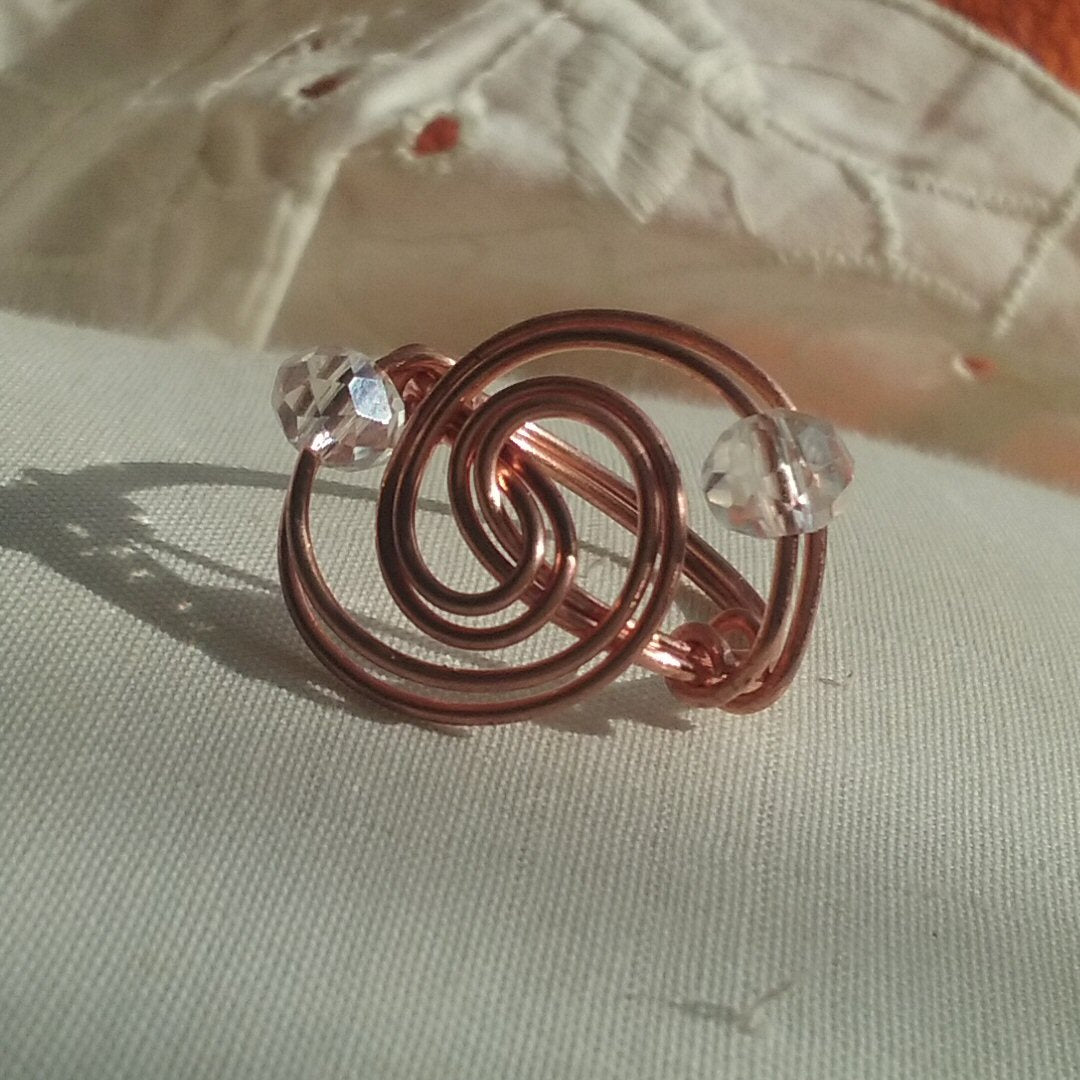 Copper ring 90 - detail