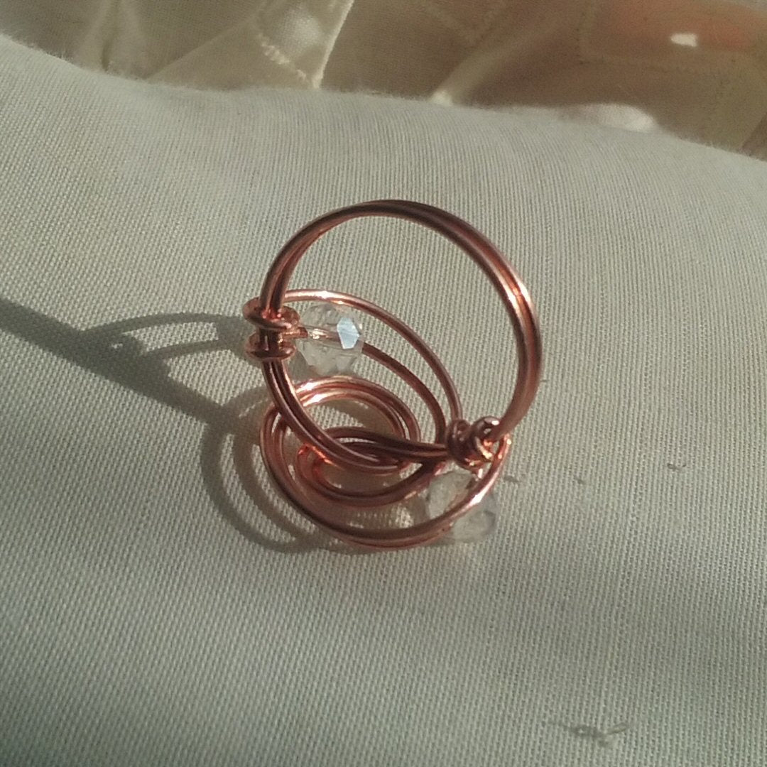 Copper ring 90 - detail