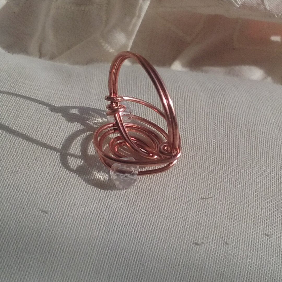 Copper ring 90 - detail