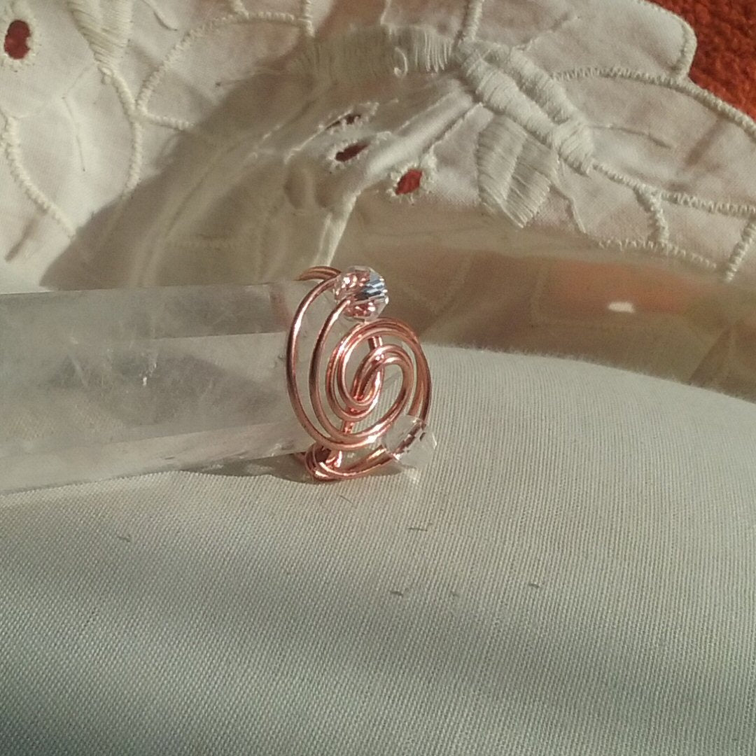 Copper ring 90 - detail