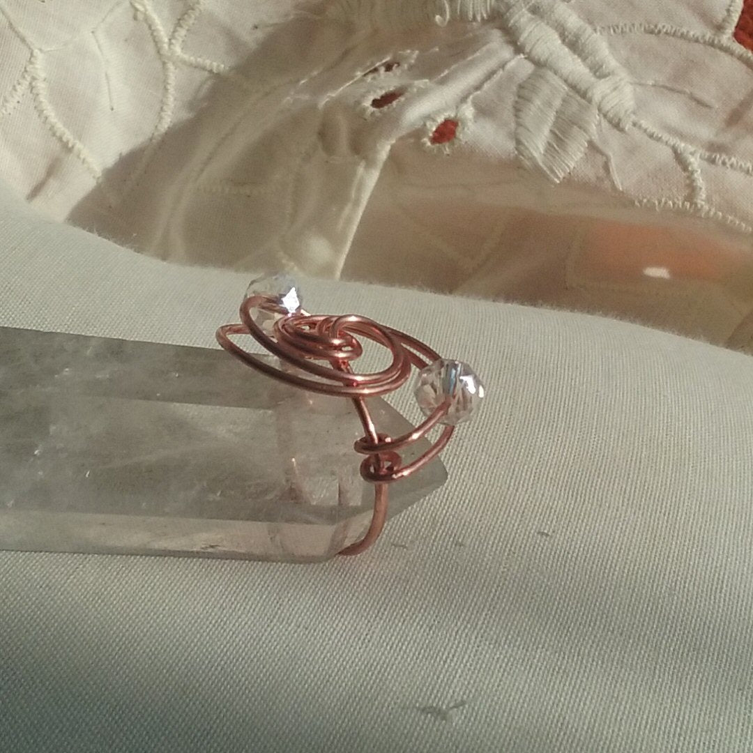 Copper ring 90 - detail